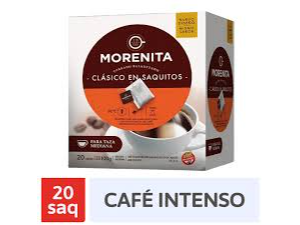 CAFE LA MORENITA INTENSO X 20 SAQUITOS