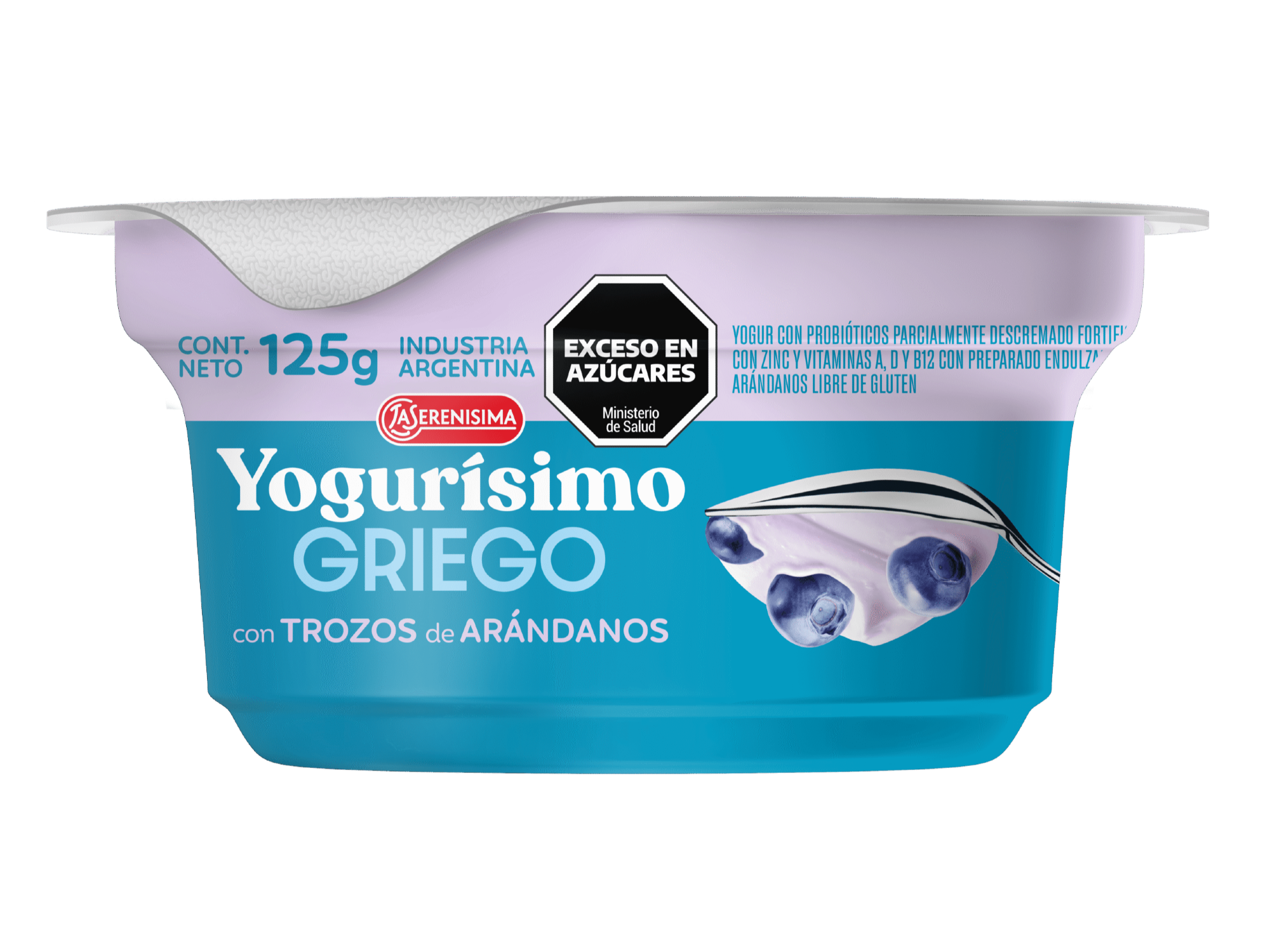 Yogurisimo Griego 125gr FRUT/ARANDANOS