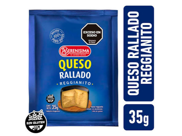 QUESO RALLADO LS REGGIANITO 35 GR
