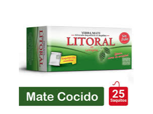 YERBA LITORAL SIN SOBRE X 25 UNI
