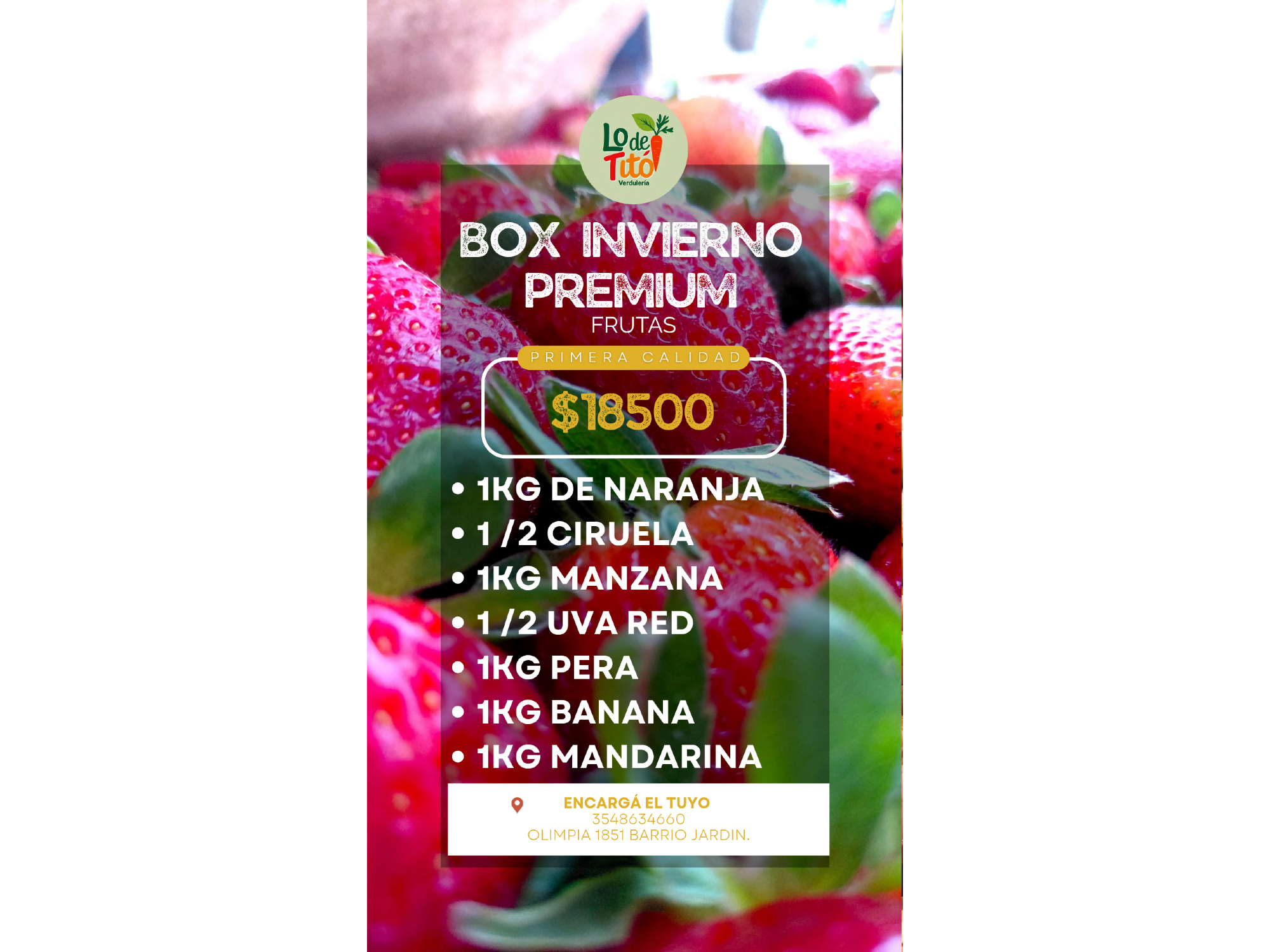 Box  Frutas Premium