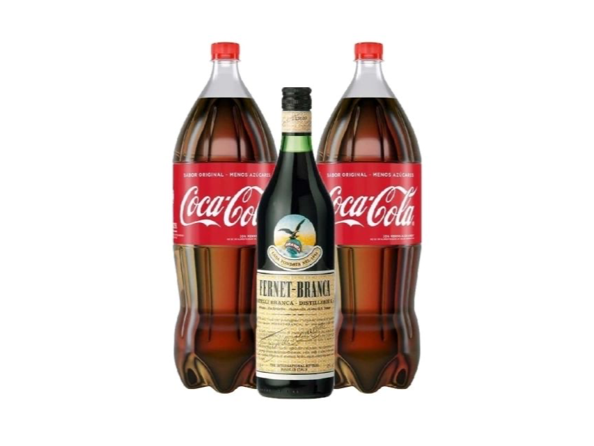 FERNET MÁS 2 COCAS 2,5 L
