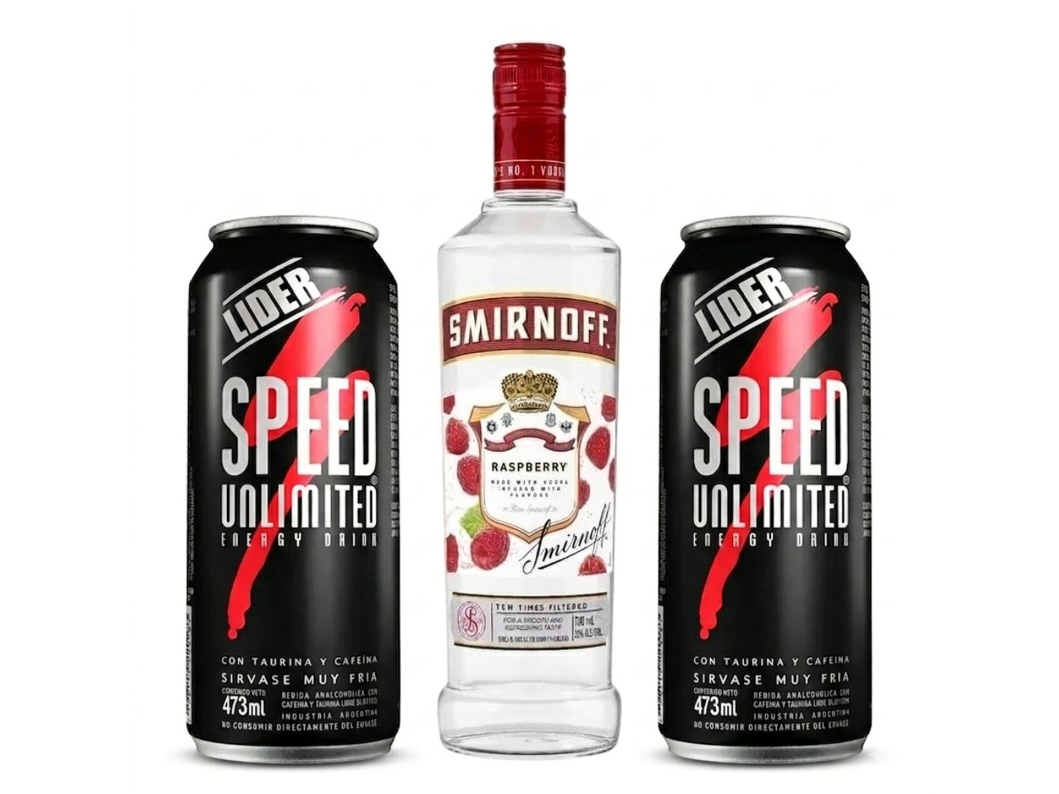 SMIRNOFF RASBERRY MÁS 2 SPEED