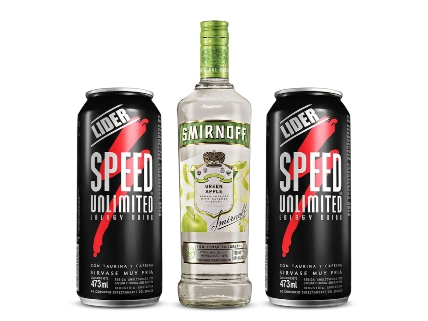 SMIRNOFF MANZANA MÁS 2 SPEED