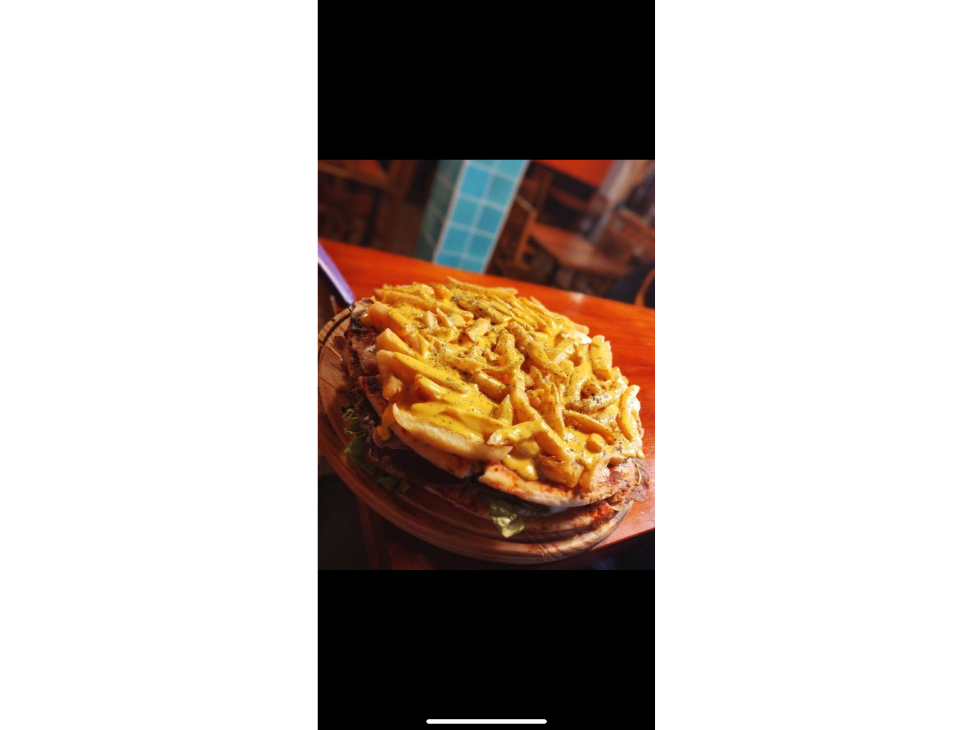 Pizza lomo ENTERA