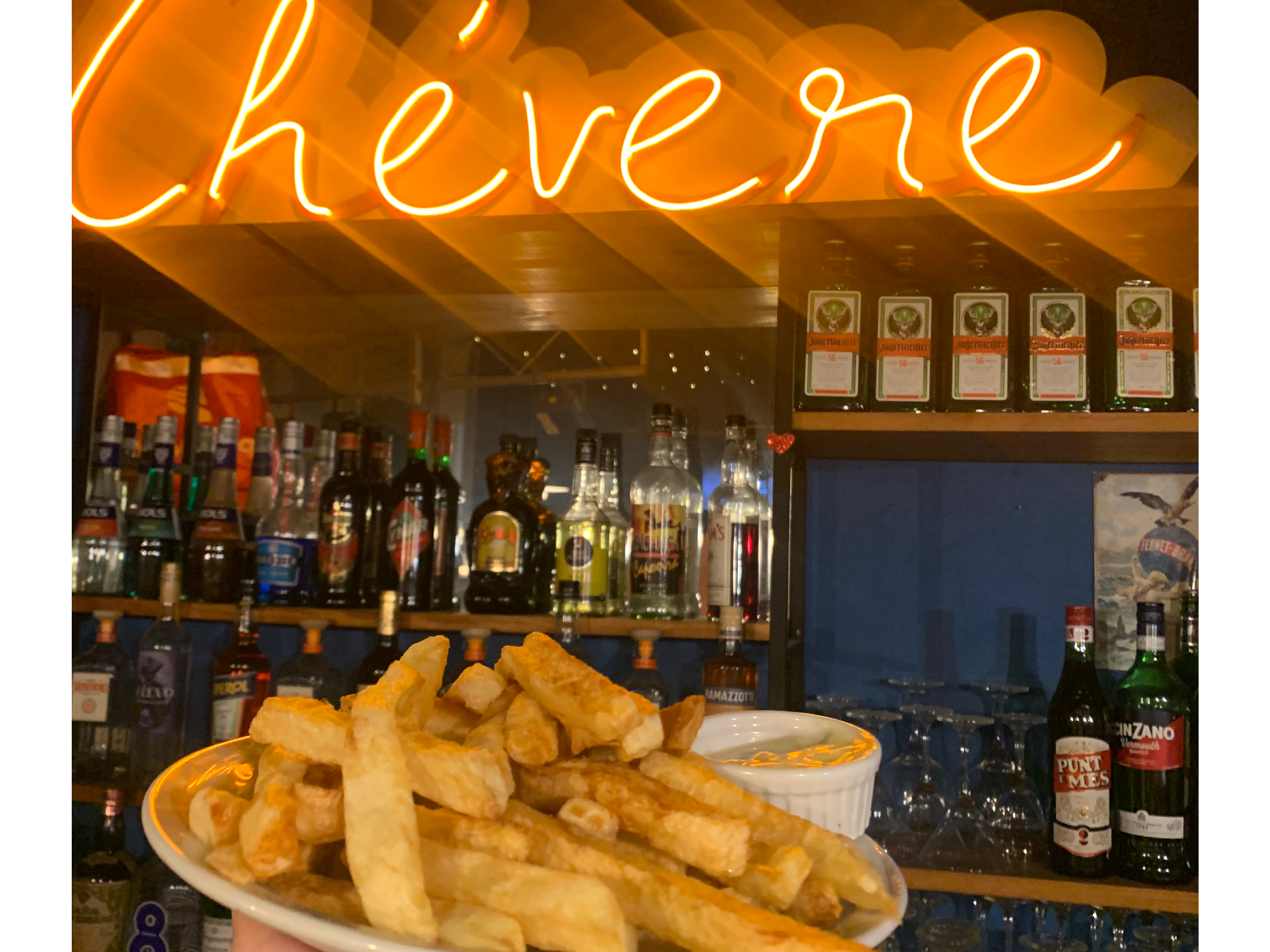 Porción de fritas de Restobarcheveree