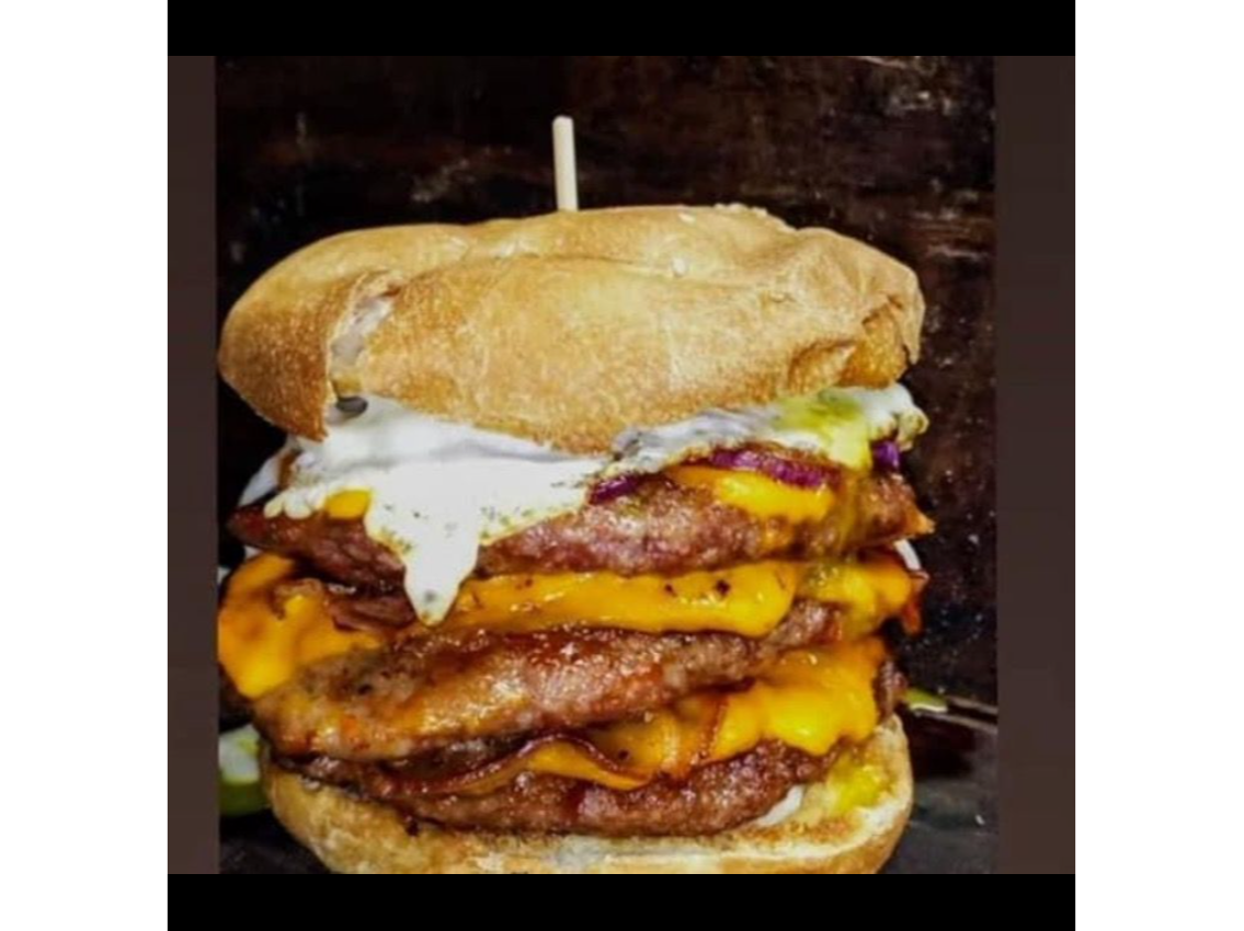 Hamburguesa triple