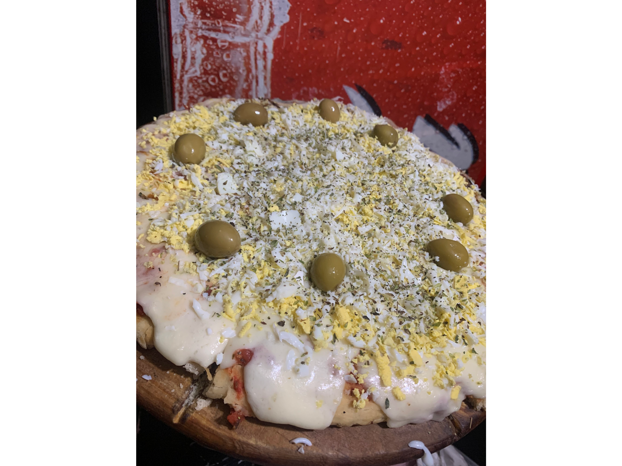 Muzzarella con huevo