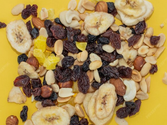 Mix Tropical con pasas y Banana a Granel