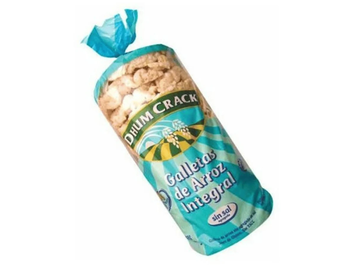Galletas de Arroz Integral SIN SAL 300 grs SIN TACC - DHUM CRACK