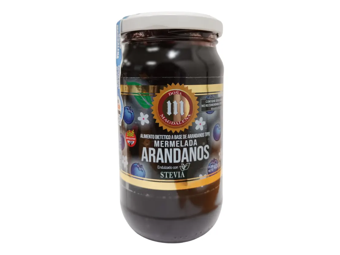 Mermelada Arandanos DOÑA MAGDALENA sin azucar x 400 grs