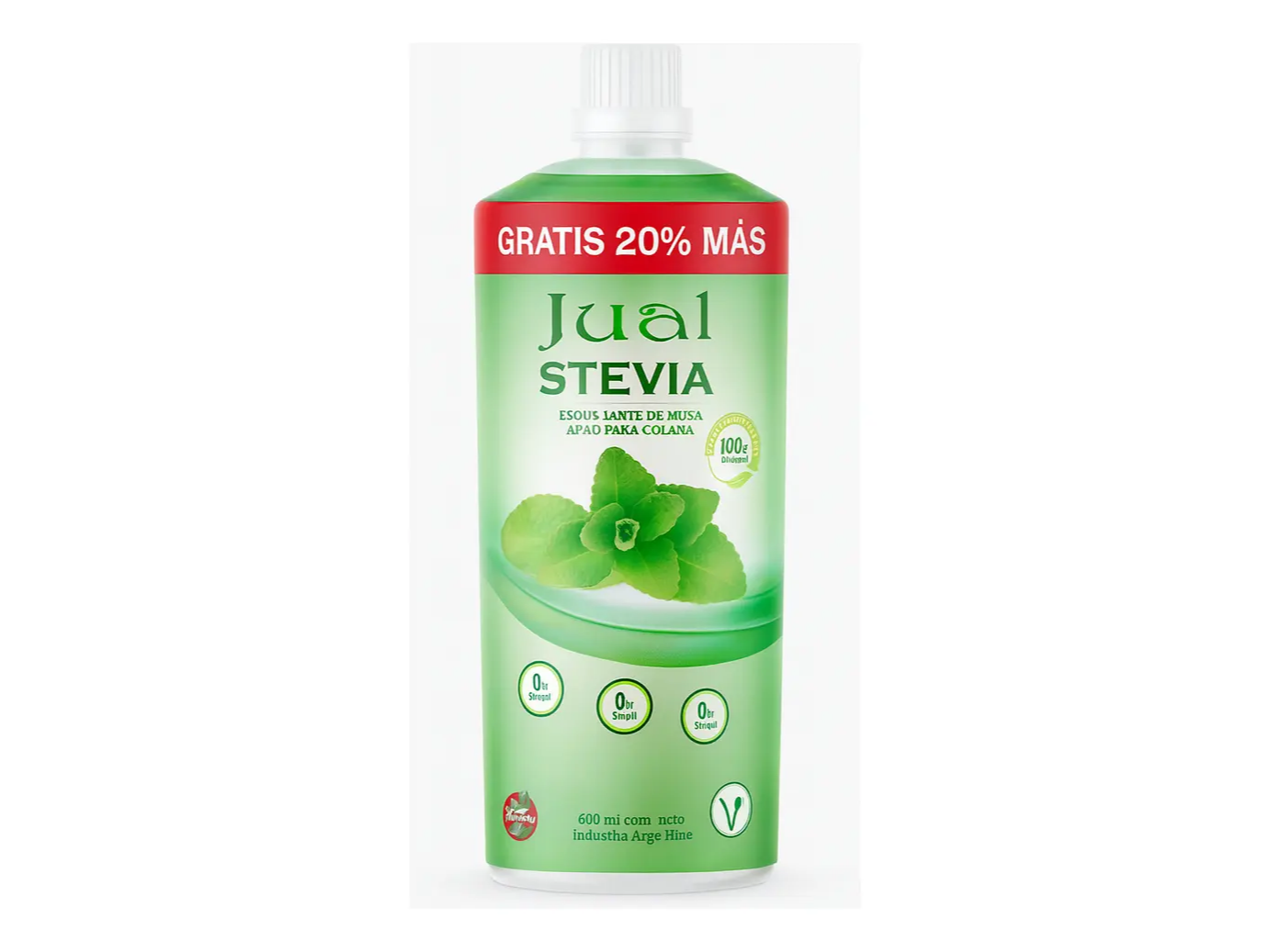 Edulcorante de Mesa Stevia 600 ml - JUAL
