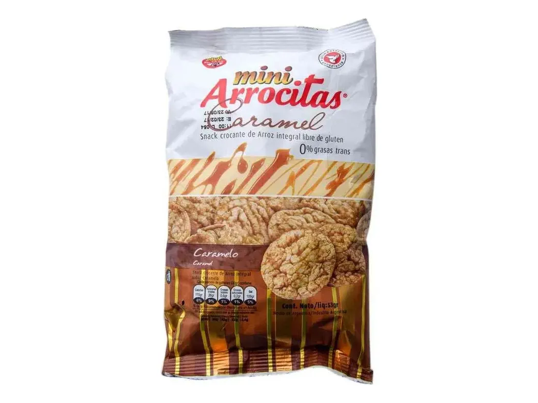 Mini Arrocitas CARAMEL 53g. -SIN TAAC-
