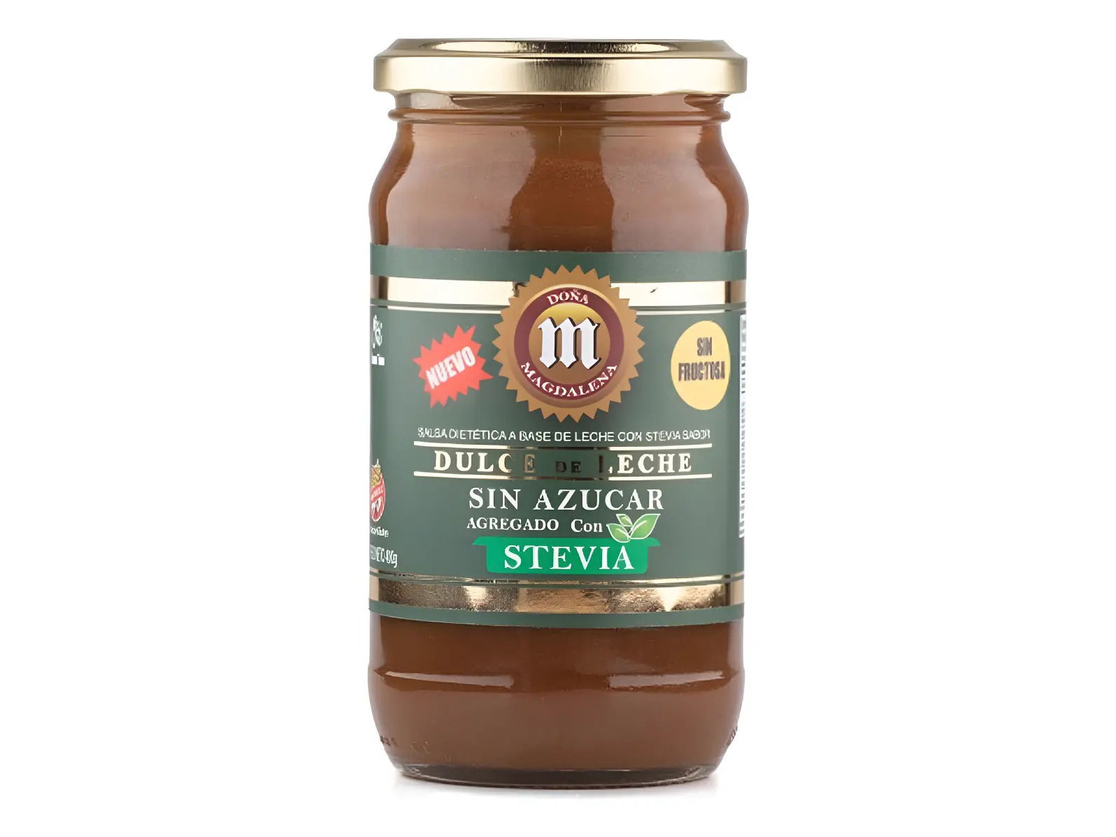 Dulce de Leche con Stevia SIN FRUCTOSA DOÑA MAGDALENA x 400 grs