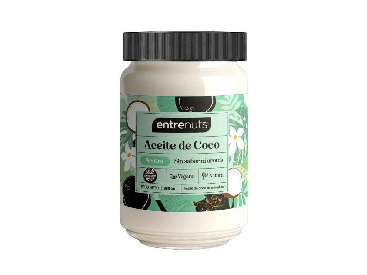 Aceite de Coco Neutro ENTRE NUTS x 360 ml SIN TACC