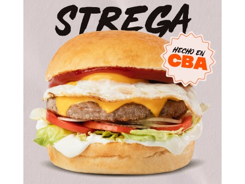 Strega Burger con papas