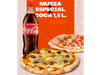 2 Pizzas + gaseosa 1.5 lts
