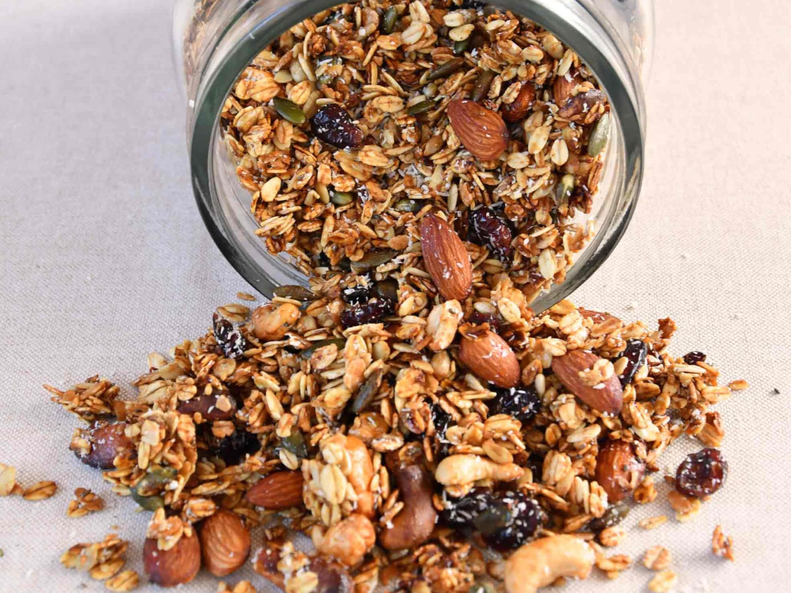Granola CON pasas de Matcha