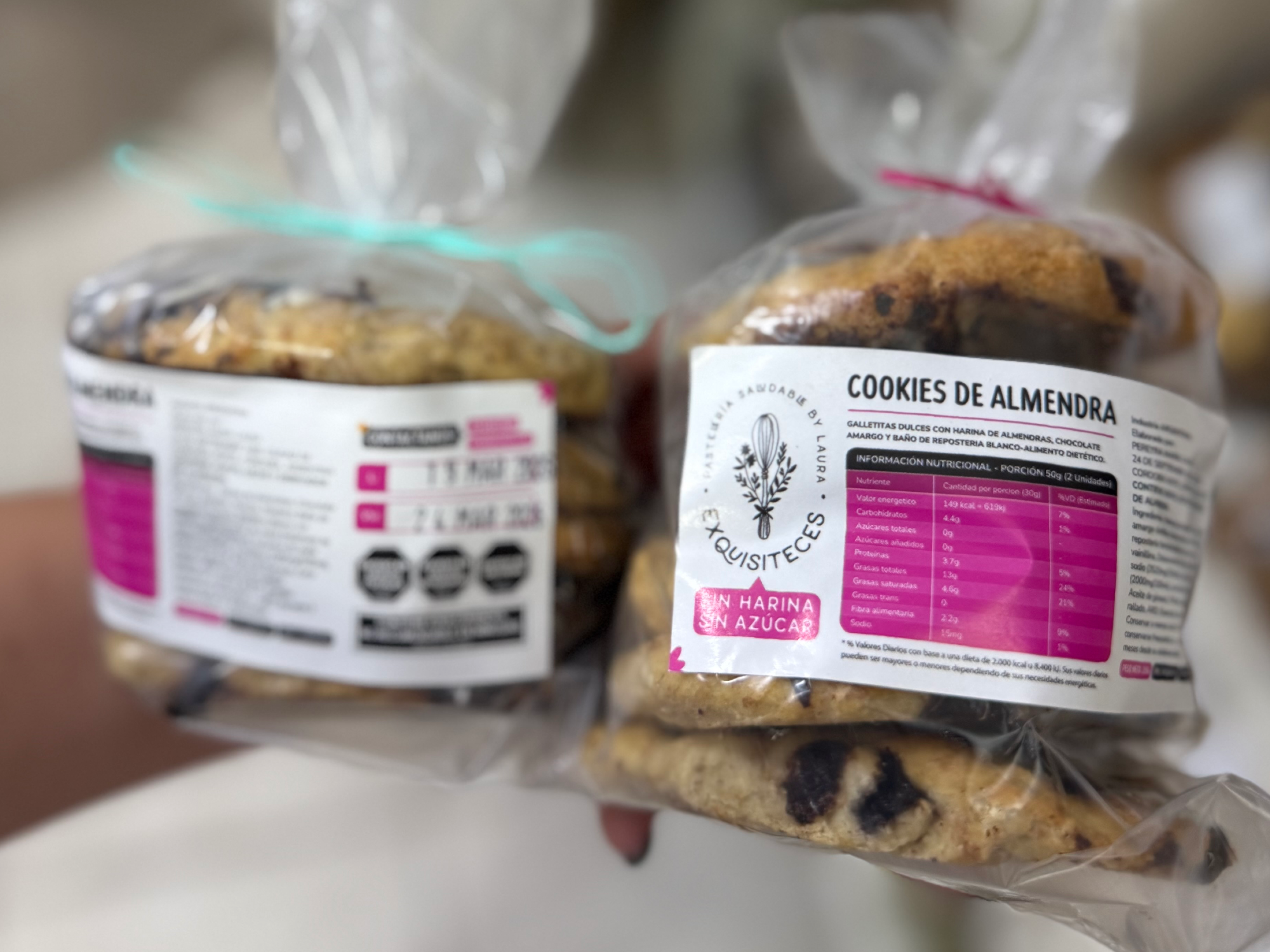 Cookies de Almendras x5