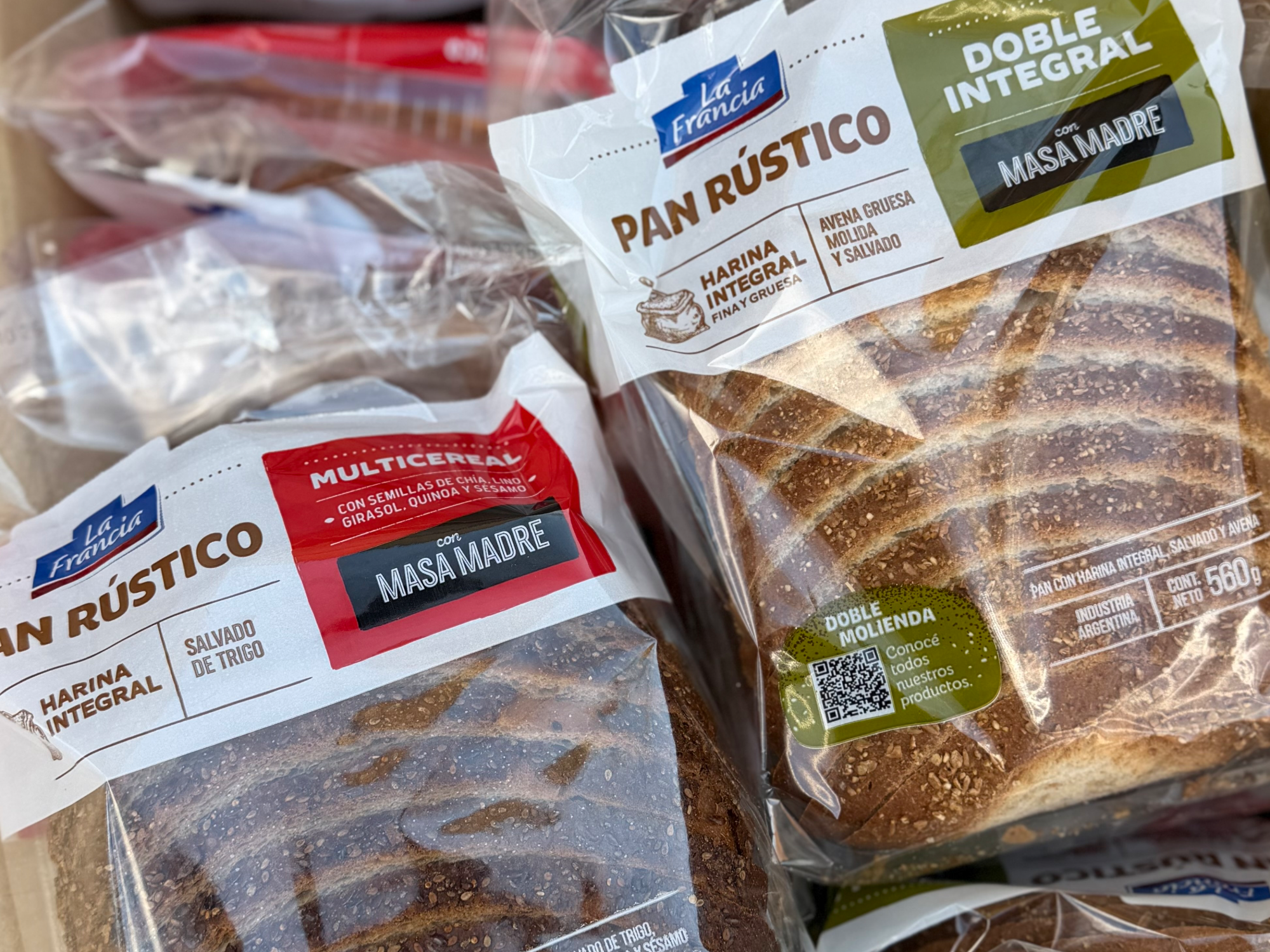 Pan rustico de MASA MADRE 560 gramos "La Francia"