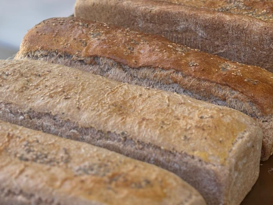 Panes de molde integrales caseros