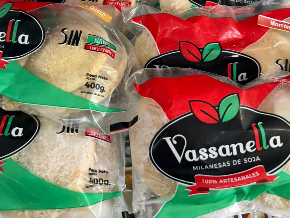 Milanesas de soja rellenas x4