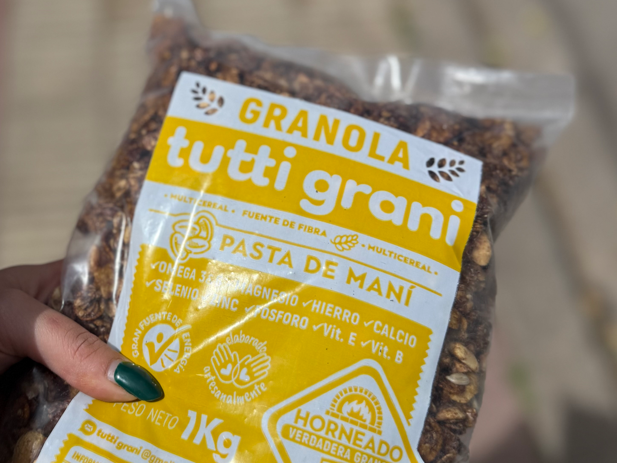 Granola Pasta de mani