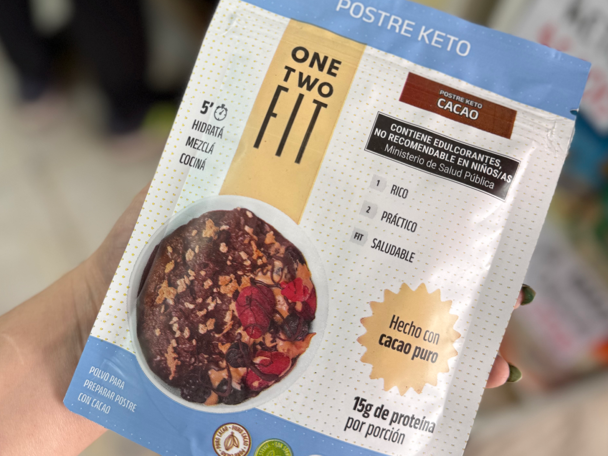 Postre keto de cacao 120 gramos