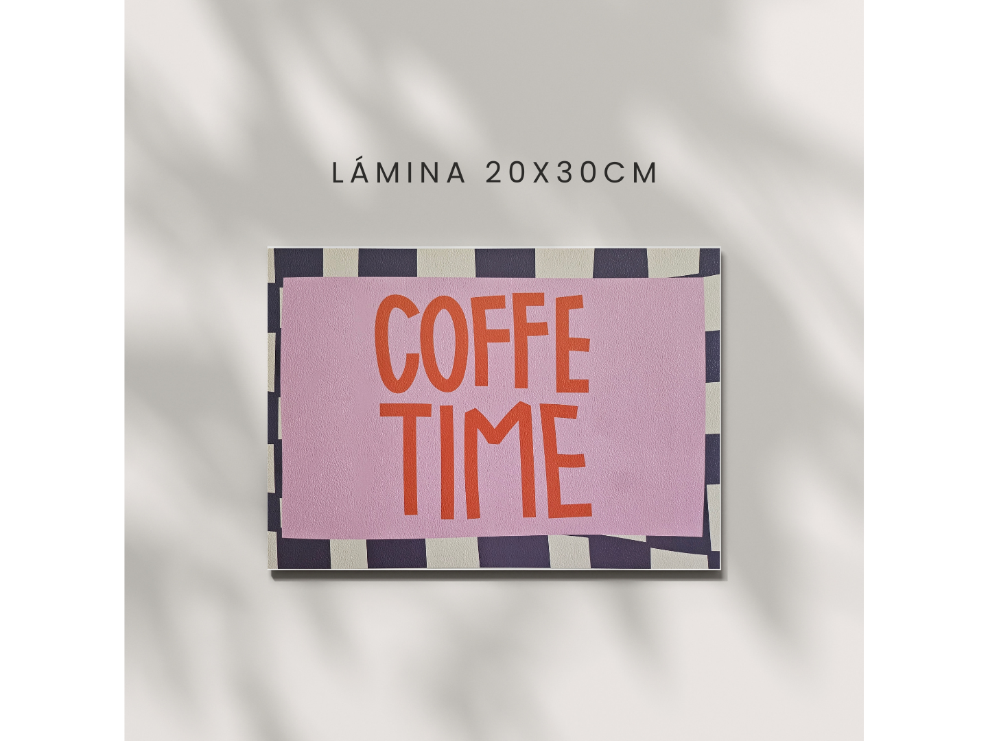 Lámina "Coffe Time" - 20x30cm