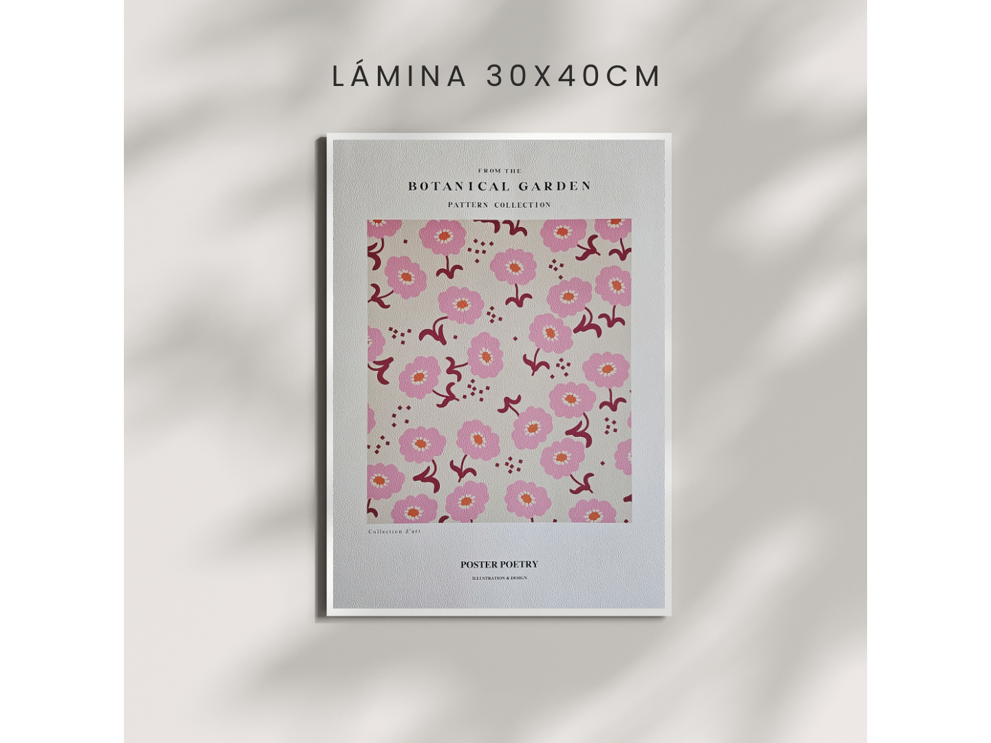 Lámina "Botanical Garden" - 30x40cm