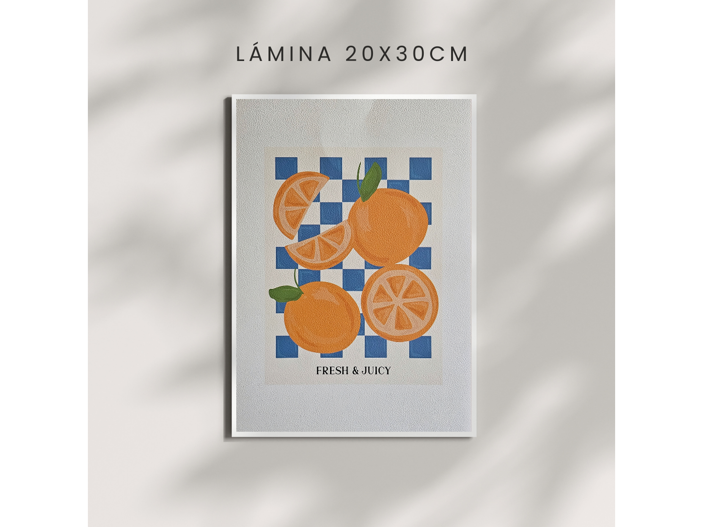 Lámina "Fresh & Juicy" - 20x30cm