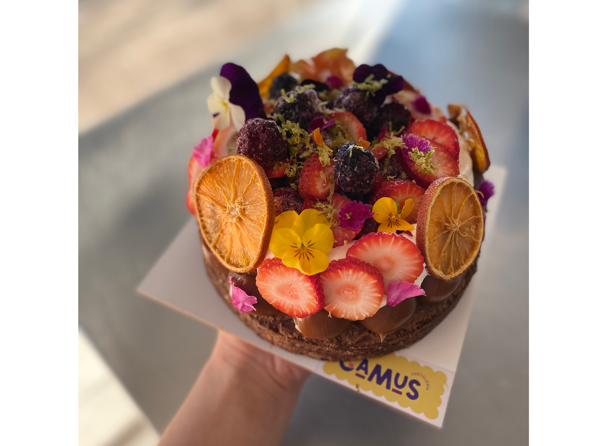 TORTA BROWNIE FRUTOS ROJOS