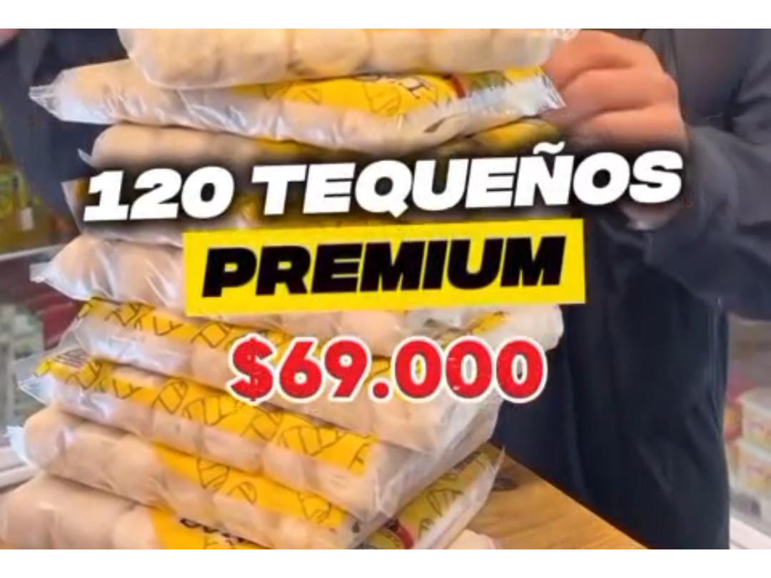120 Tequeños PREMIUN FULL QUESO