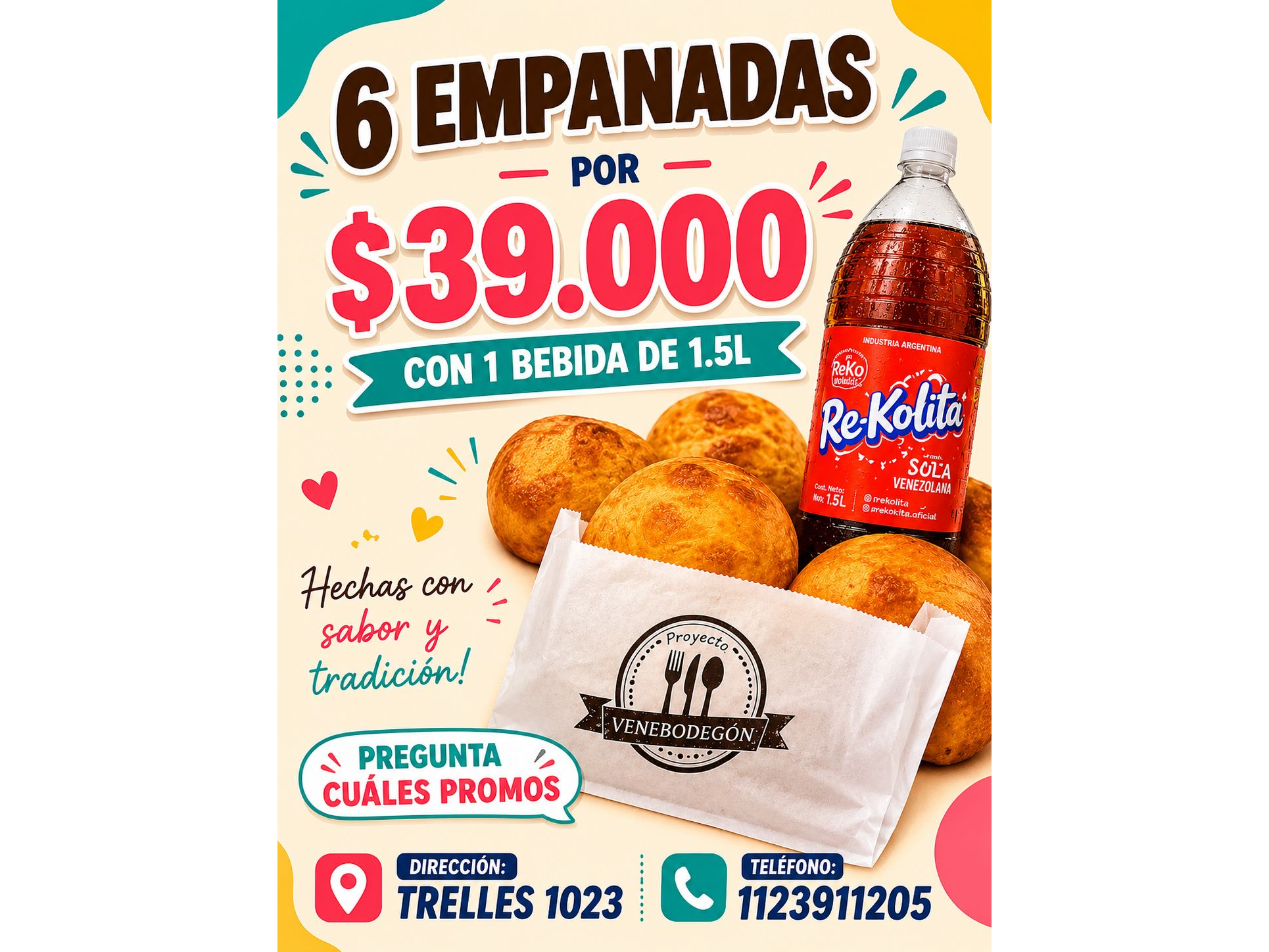 6 Empanadas