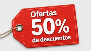 OFERTAS 50 % DESCUENTO