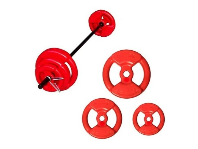 KIT BODY PUMP ROJO (23 KG)