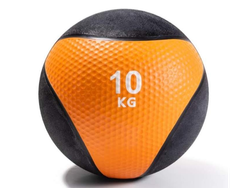 PELOTA MEDICINE GOMA C/ PIQUE 10 KG