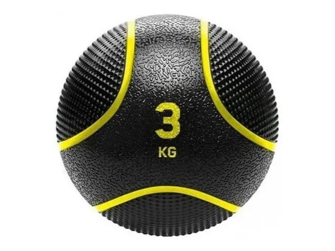 PELOTA MEDICINE GOMA C/ PIQUE 3 KG