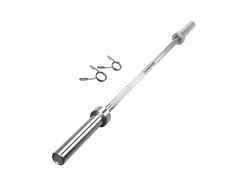 BARRA OLIMPICA 1,80 M 12 KG GRIP 28 MM CON RULEMAN
