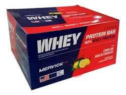WHEY BAR 65 GRS MERVICK - LIMON
