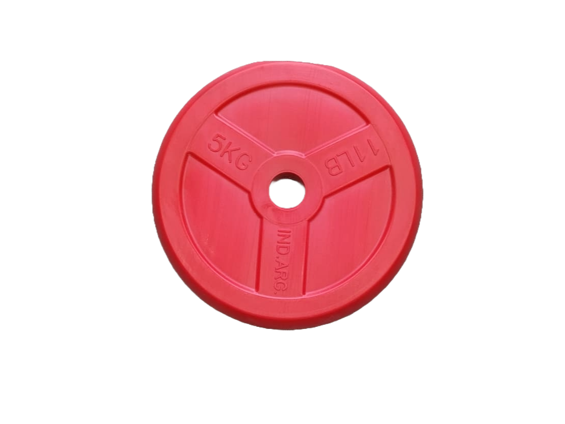 DISCO PLASTICO LISO ROJO 5 KG