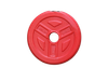 DISCO PLASTICO LISO ROJO 1,25 KG
