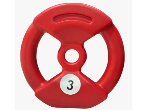 DISCOS BODY PUMP C/ AGARRE 3 KG