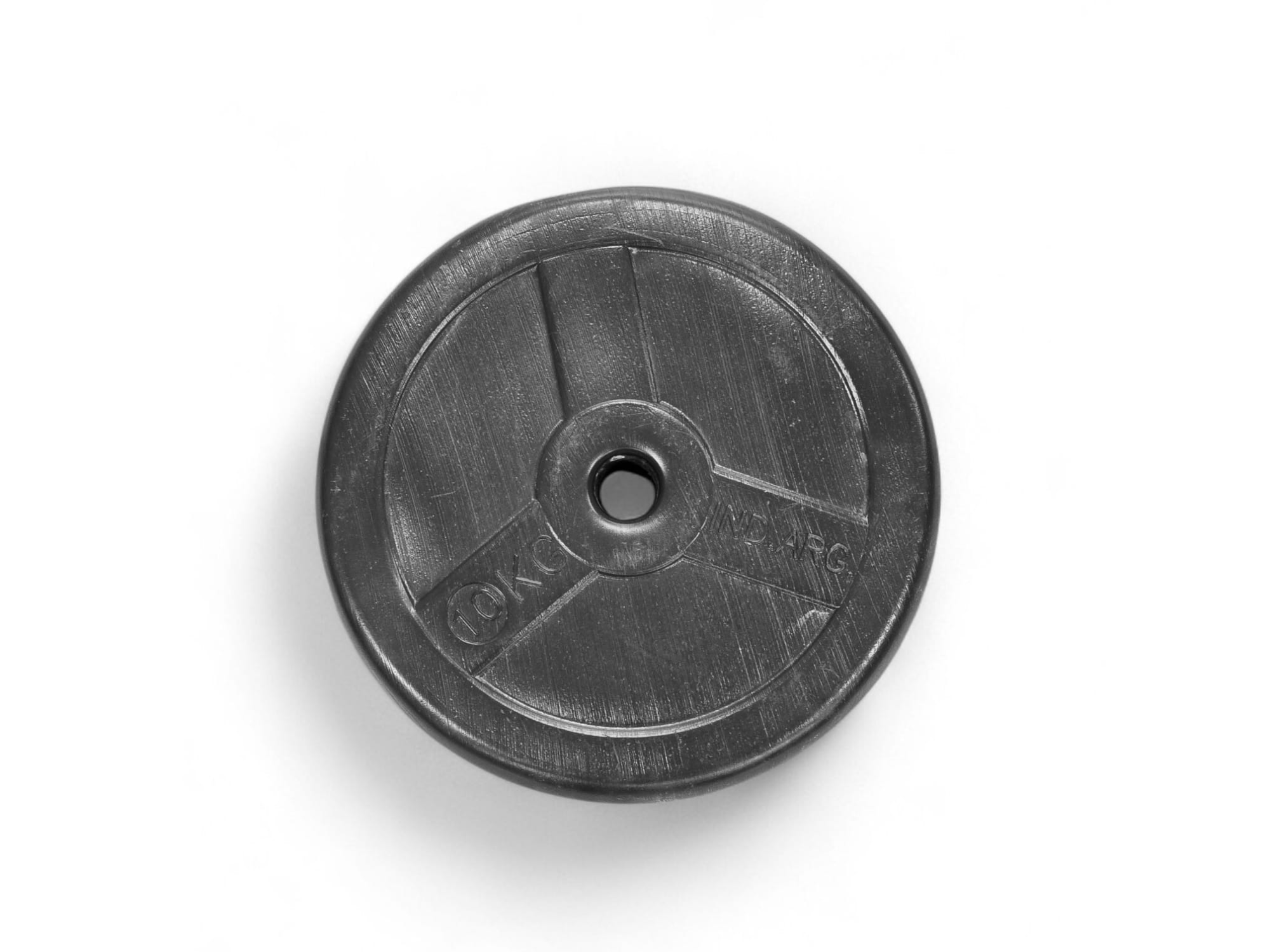 DISCO PLASTICO LISO NEGRO 10 KG