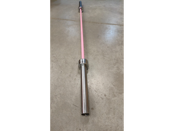 BARRA OLIMPICA 2,00 M. 15 KG GRIP 25 MM ROSA