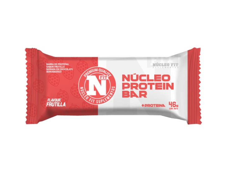 NUCLEO PROTEIN BAR FUTILLA - Barritas Proteicas x12u