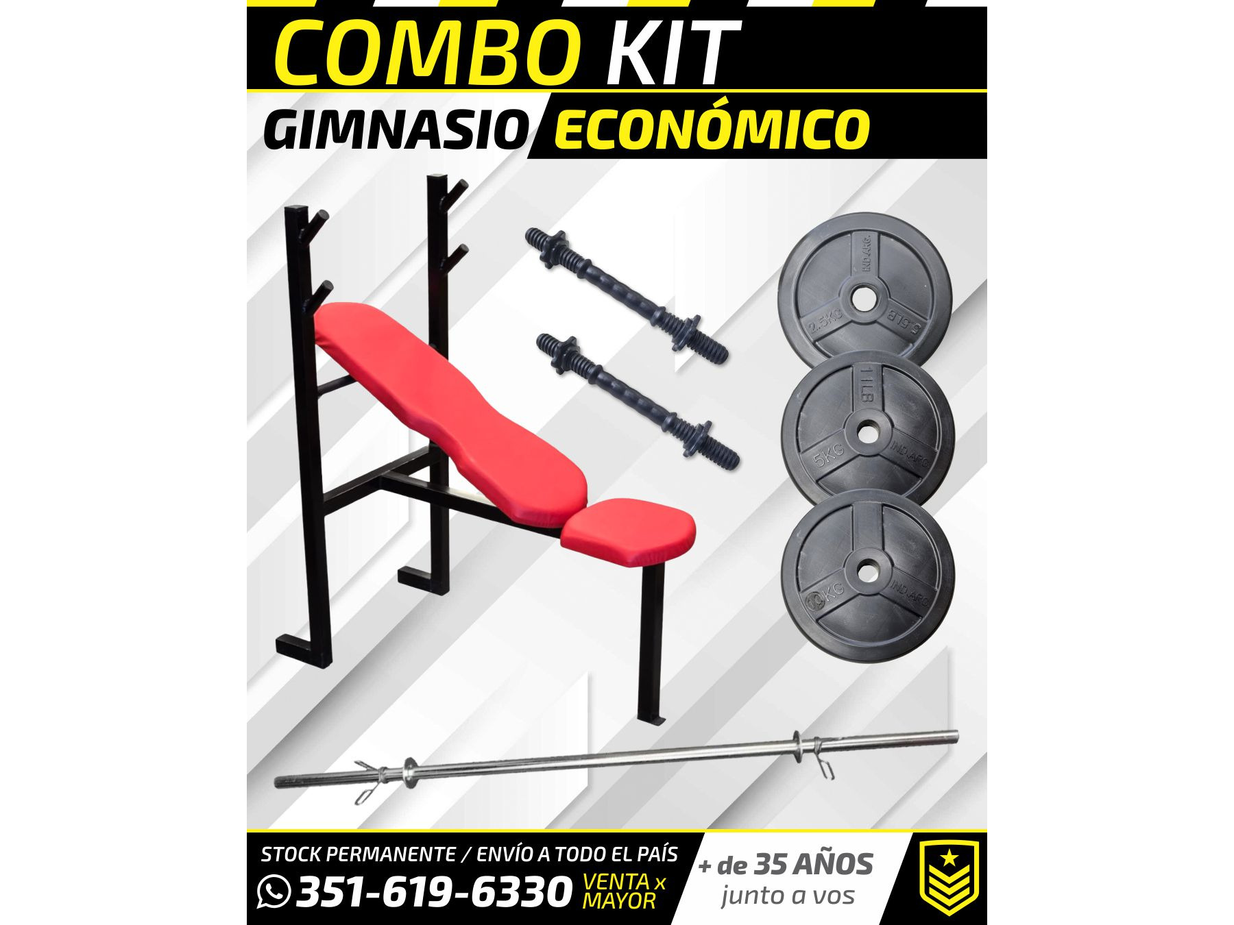 KIT GIMNASIO ECONOMICO