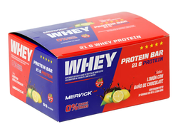 WHEY BAR 65 GRS X 12 MERVICK - LIMON