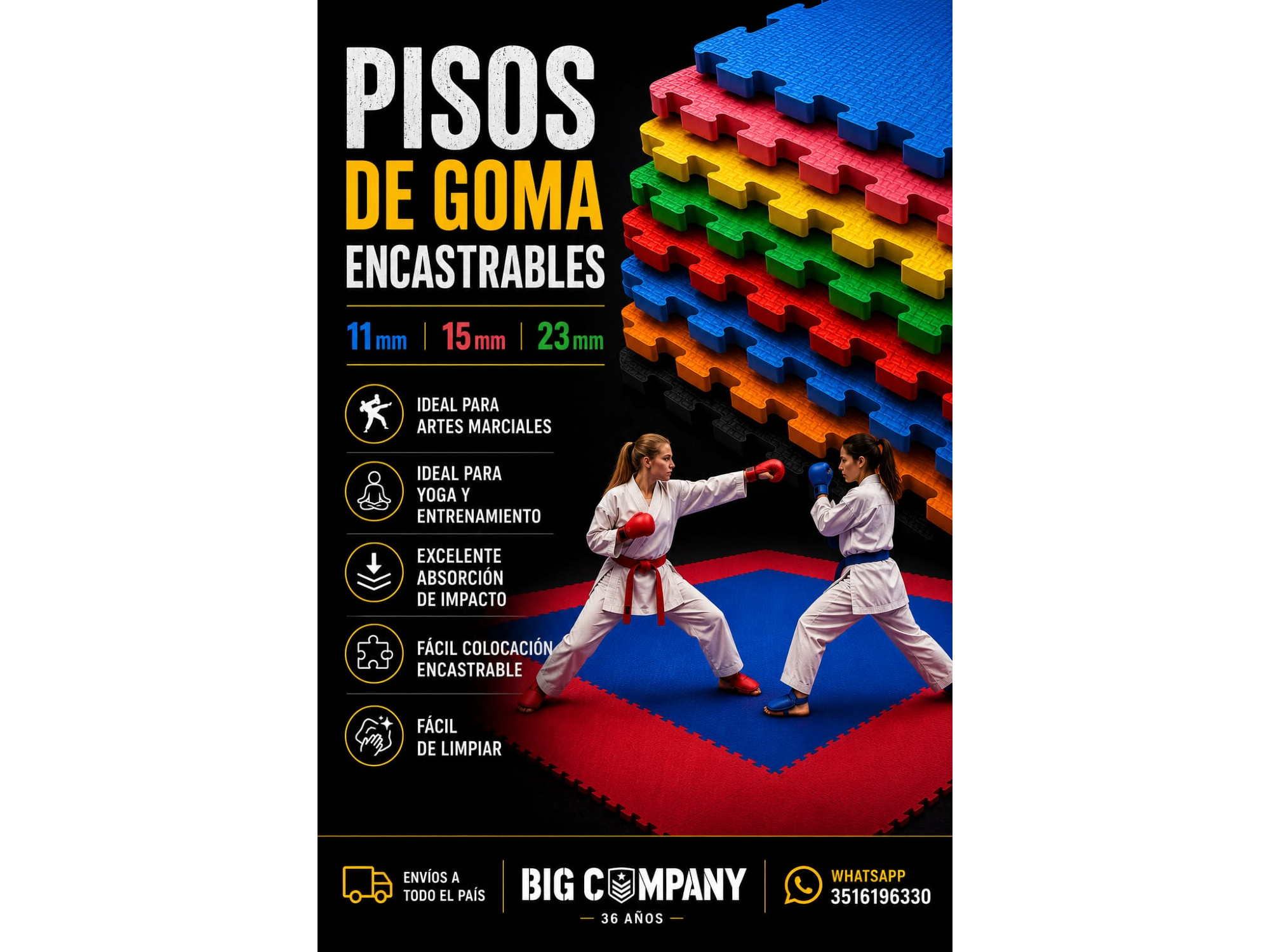PISO ENCASTRABLE 23 mm (97,5 cm x 97,5 cm)