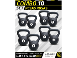 COMBO 10: SET PESAS RUSAS
